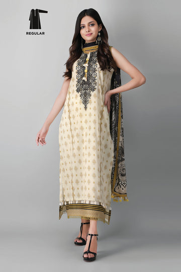 Khaadi B21226 Beige Summer Lawn 2021